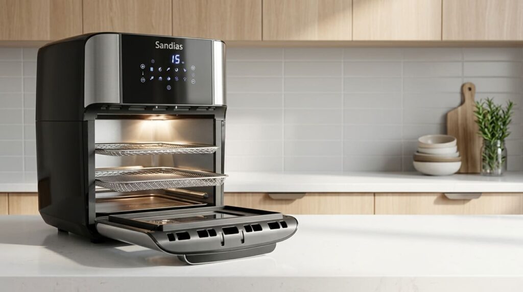 air fryer oven in kitchen - sandiasshop