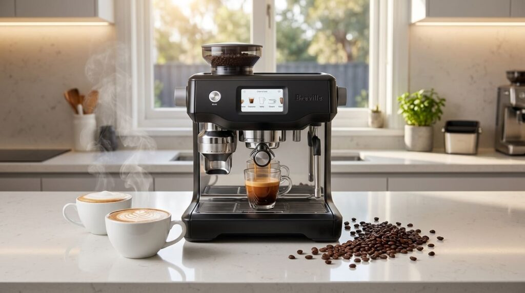 12 melhores cafeteiras em 2026: filtro, cápsulas e expresso espresso machine making coffee sandiasshop (1)