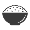 Ícone de tigela de arroz