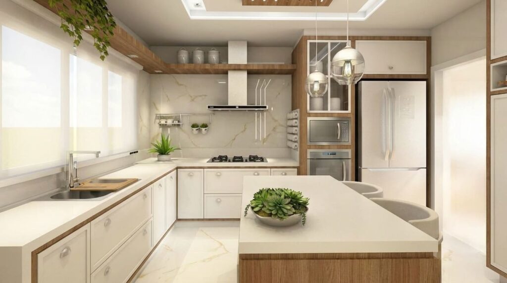 Guia Essencial para Organizar Armários e Gavetas da Cozinha organized modern kitchen clean sandiasshop